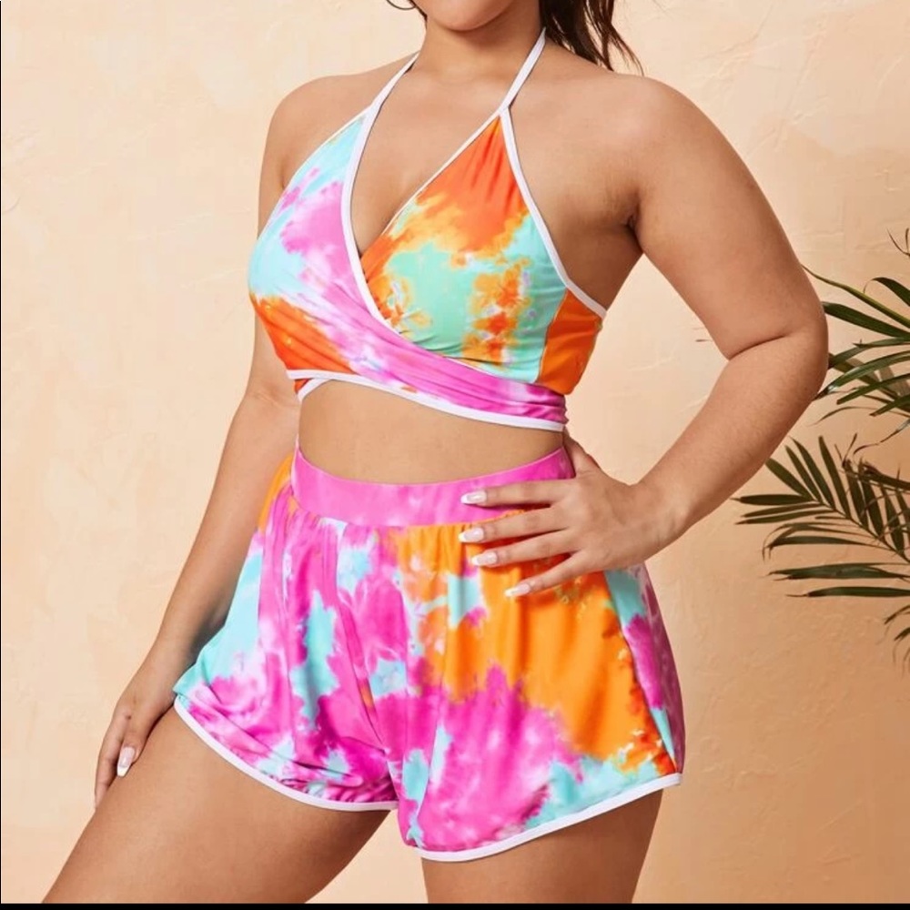 3 Piece Swim Suit (Tie-Dye)